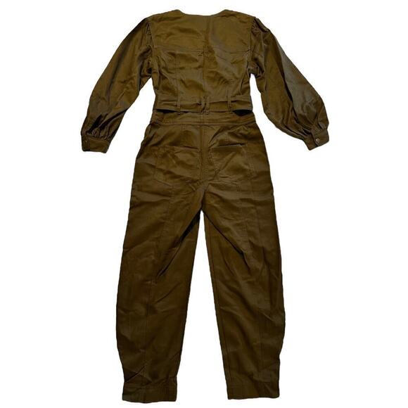 Madewell Jumpsuit Tapered-Leg in Golden Spinach XXS NWT - Picture 9 of 12